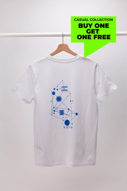 Unisex Casual T-Shirt Galaxy Blue