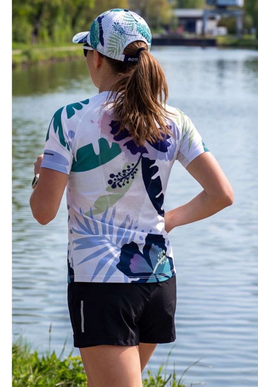 Surpas Pace Laufshirt Tropical Leaf Wmn - Limited Edition