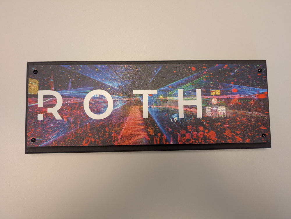 Medaillenboard Lasershow ROTH