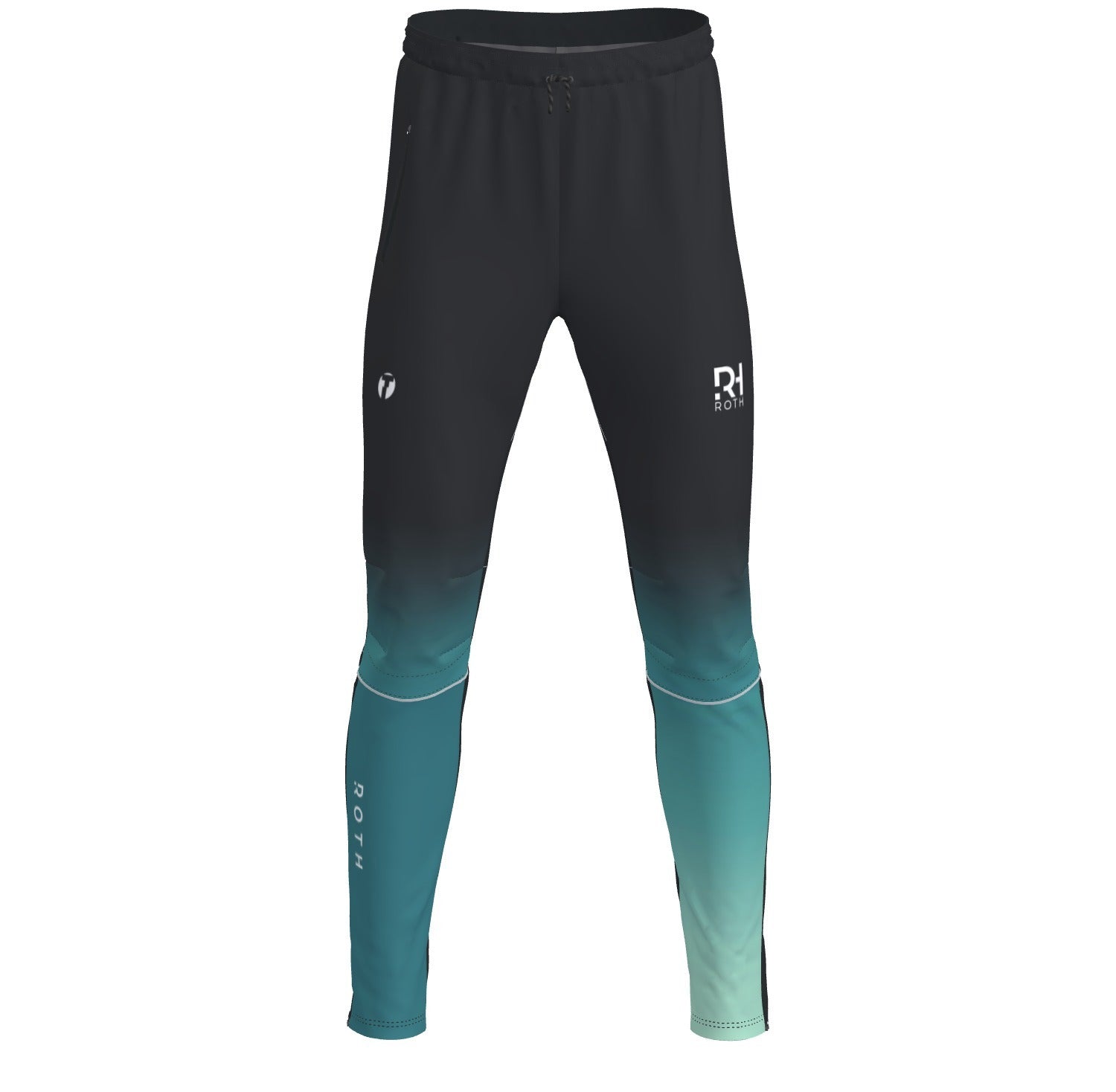 Trainingshose Roth schwarz-blau