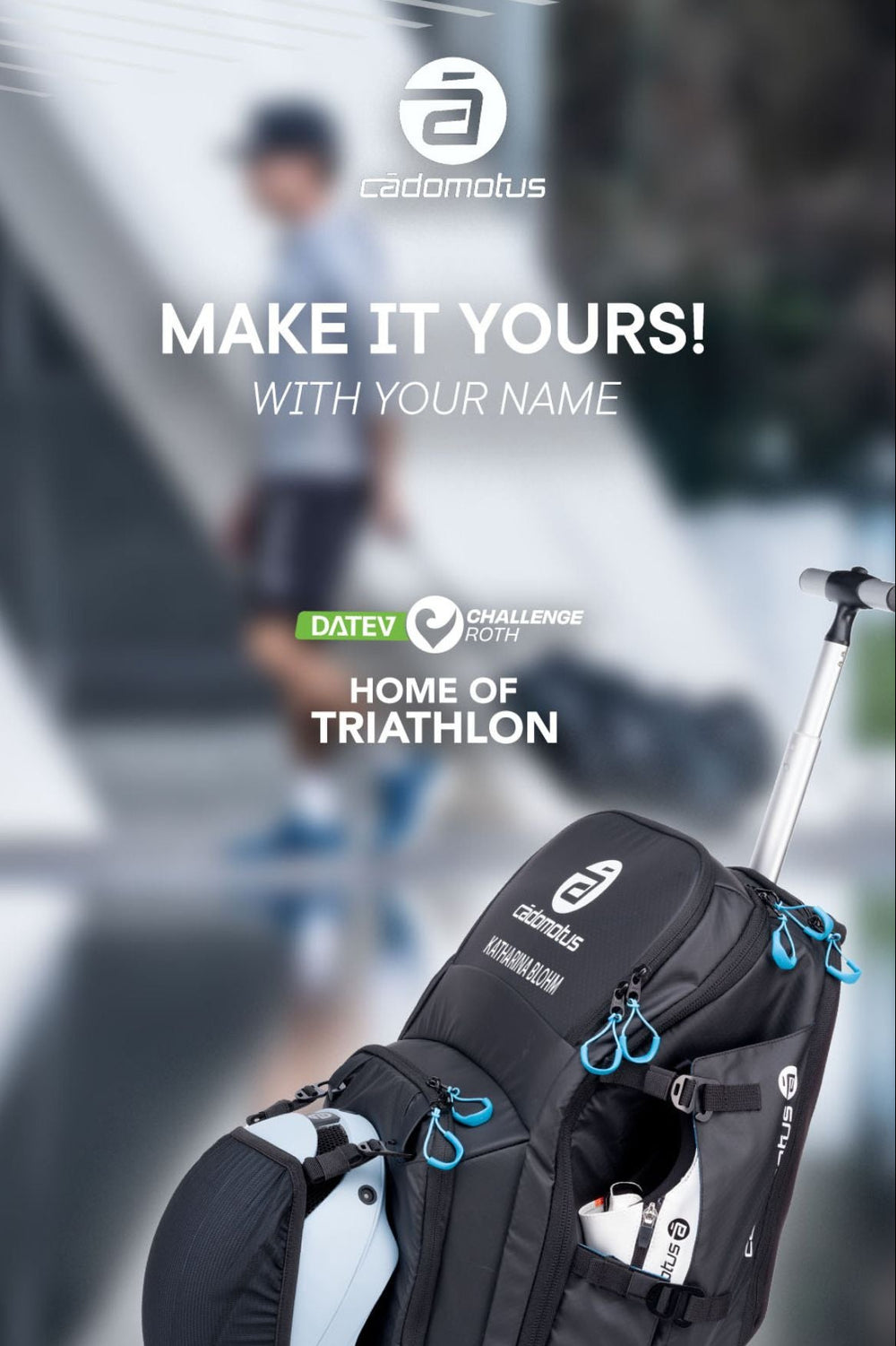 Cádomotus Hybrid Sporttasche - personalisiert
