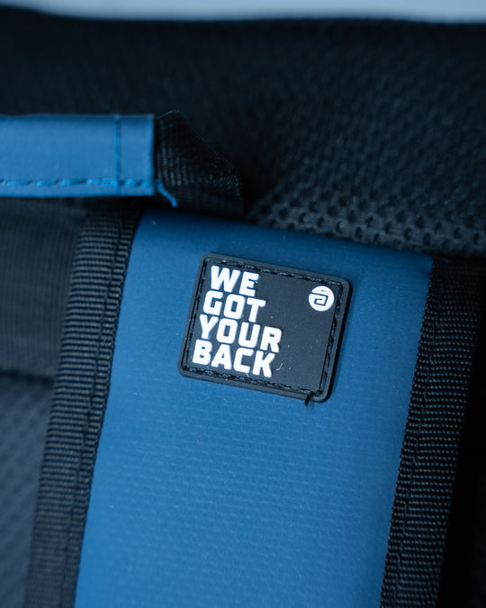 Cádomotus x ROTH Rolltop Rucksack - navy blue