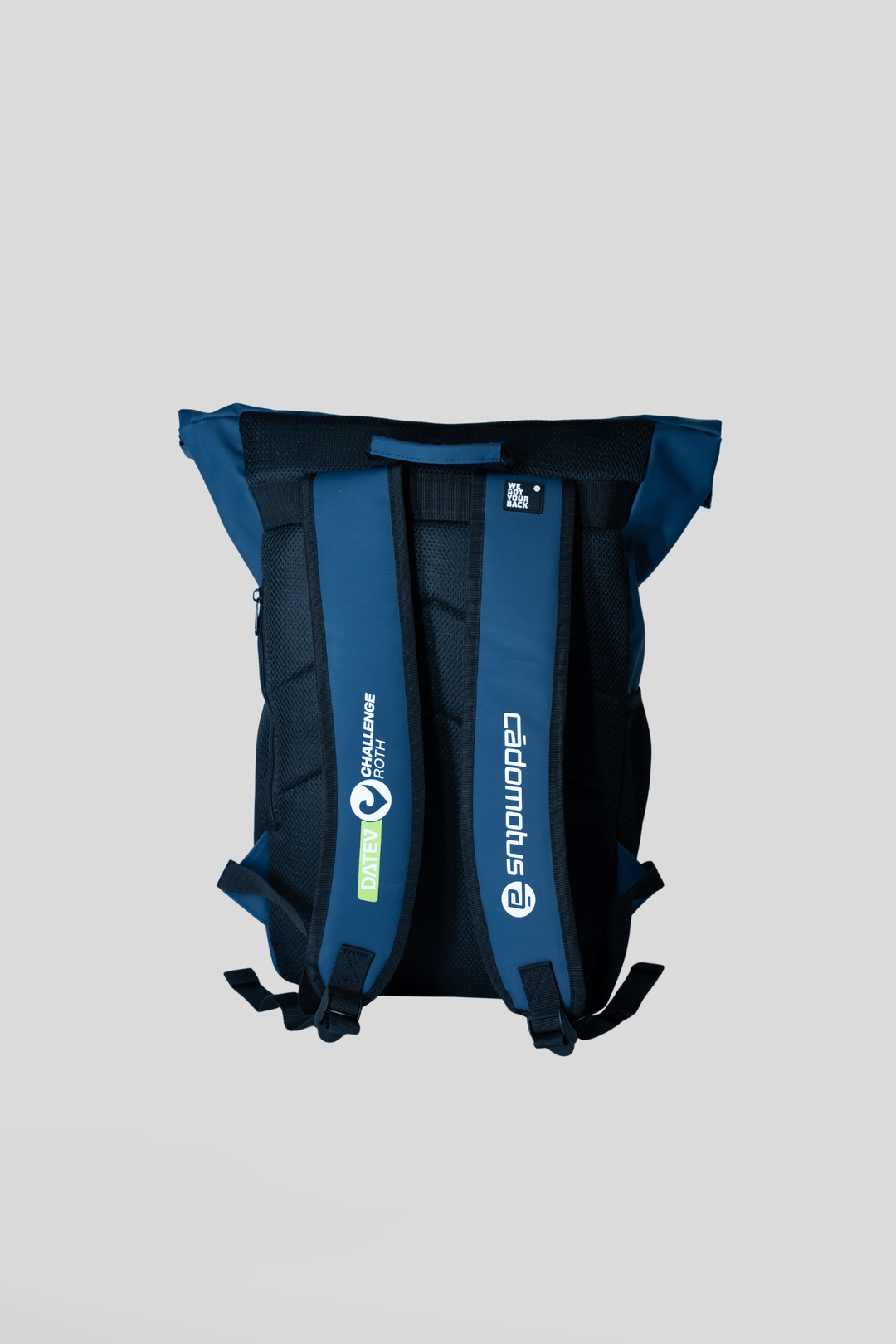Cádomotus x ROTH Rolltop Rucksack - navy blue