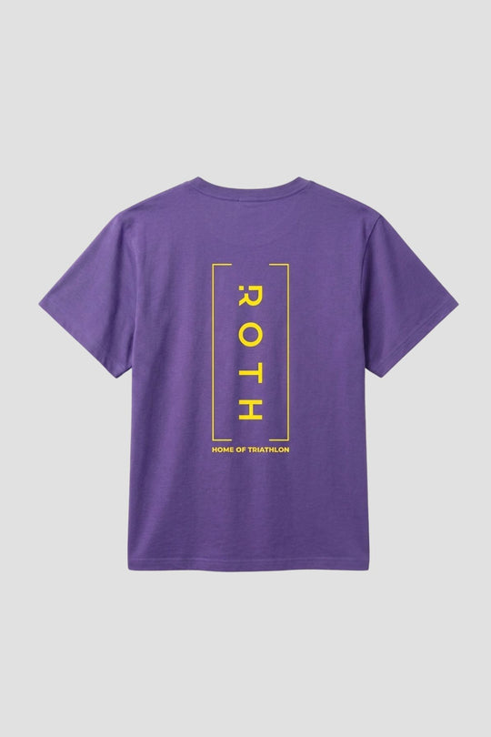 Frauen Casual T-Shirt ROTH - purple/neon