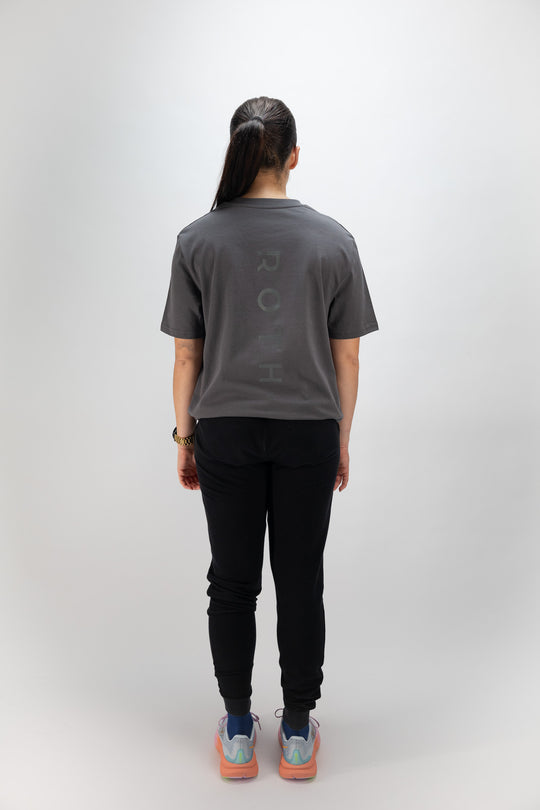 Unisex Casual T-Shirt ROTH Color Line grau - Klassischer Look mit dem ROTH Aufdruck
