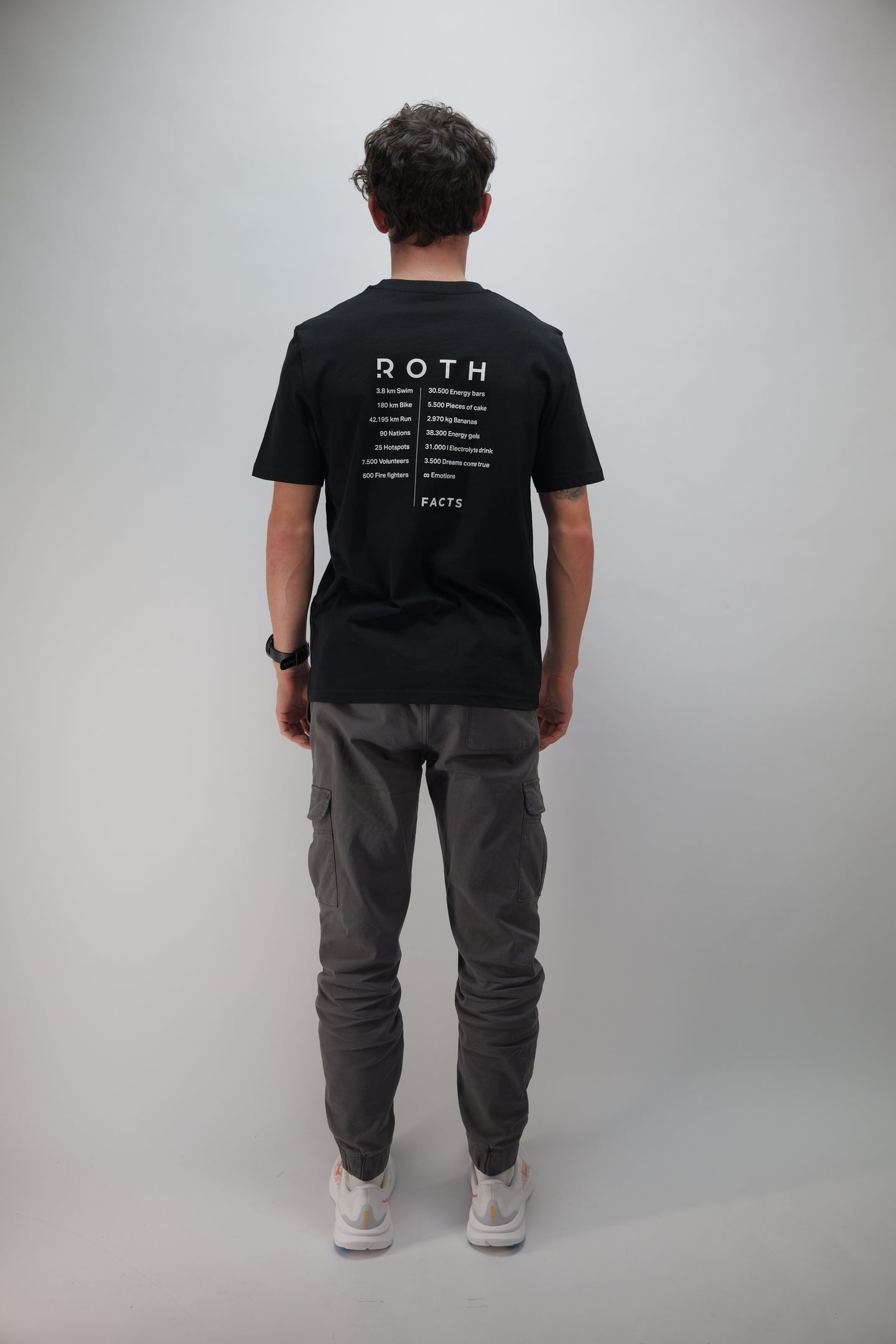 Unisex Casual T-Shirt ROTH facts - Klassischer Look mit dem ROTH Aufdruck und Zahlen zum Challenge Roth