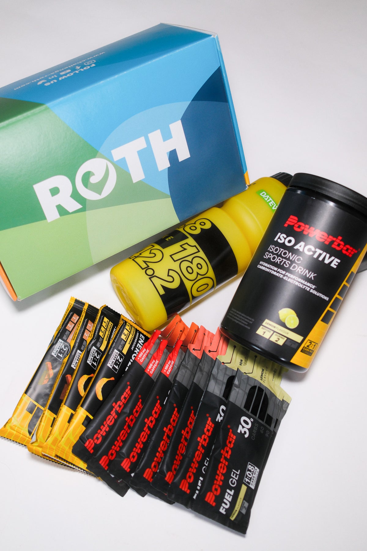 Powerbar Testpaket ausgepackt