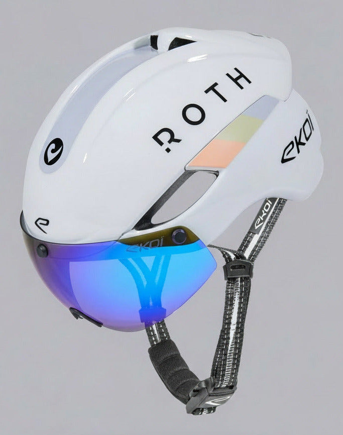 EKOI Aero AR 16 Helm ROTH 2025 limited edition weiß