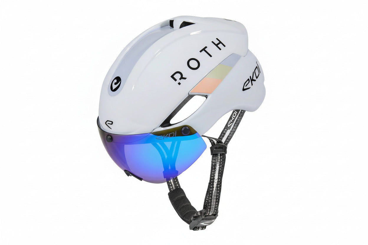EKOI Aero AR 16 Helm ROTH 2025 limited edition weiß