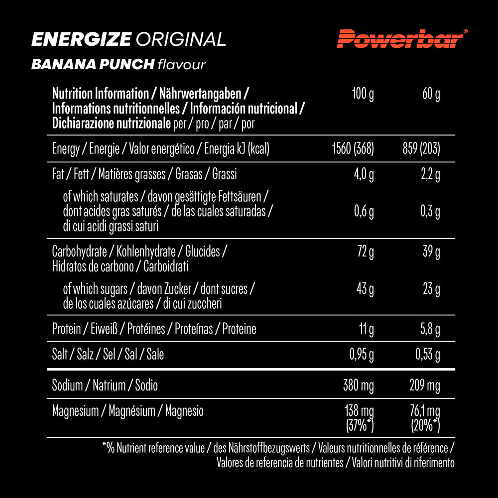 Powerbar Energize Original - Banana Punch (MHD: 02/26)