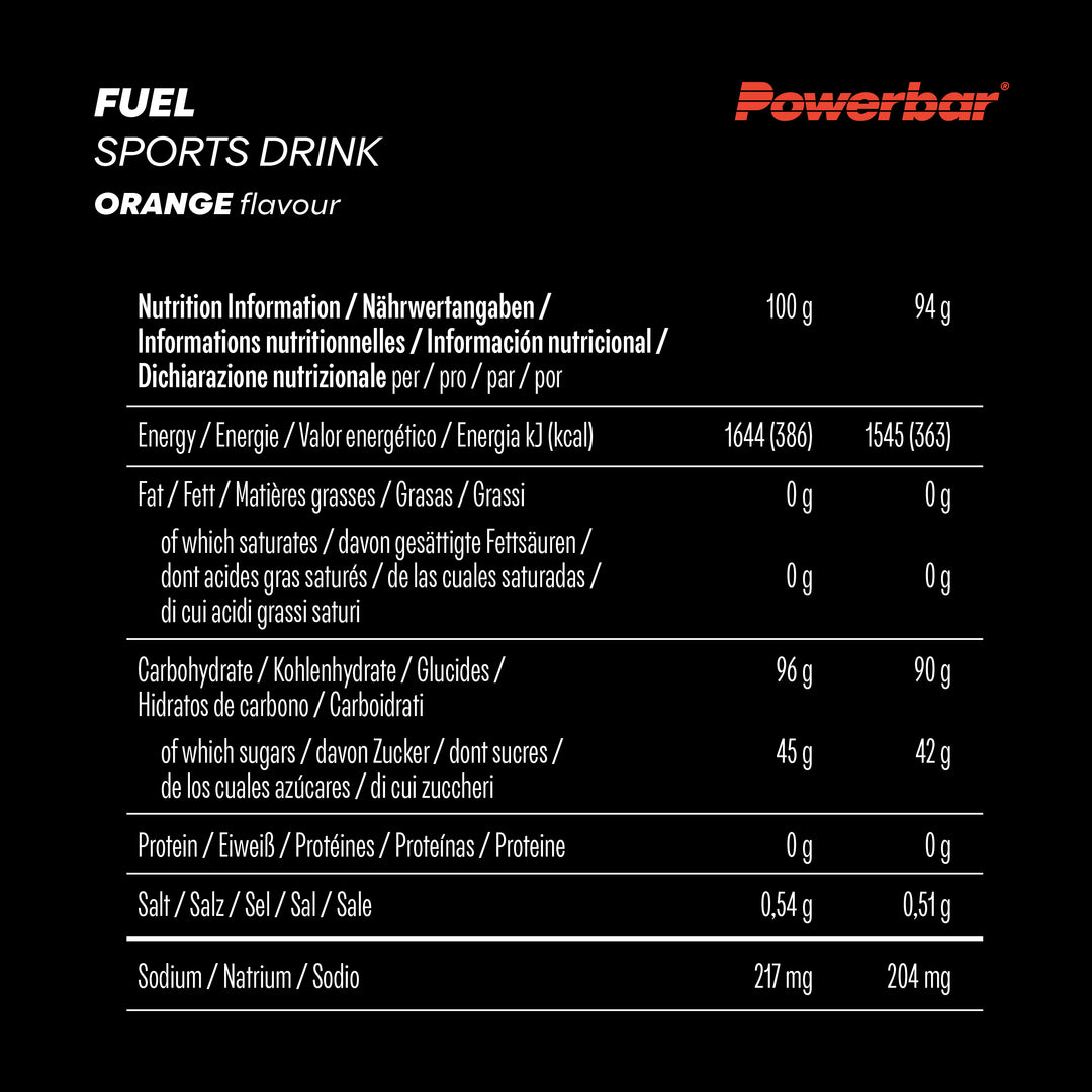 Fuel 90 Sports Drink Orange - Energie Getränk (5x)