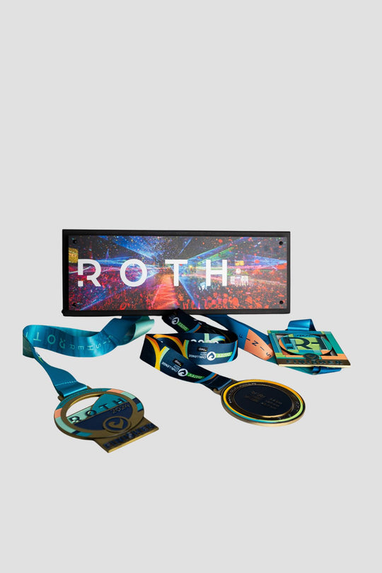 Medaillenboard Lasershow ROTH