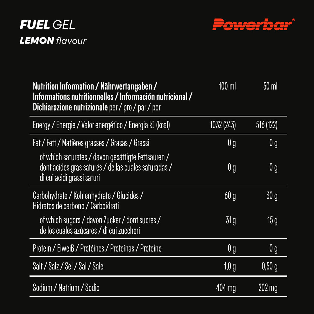 Powerbar Fuel Gel Lemon (4x)