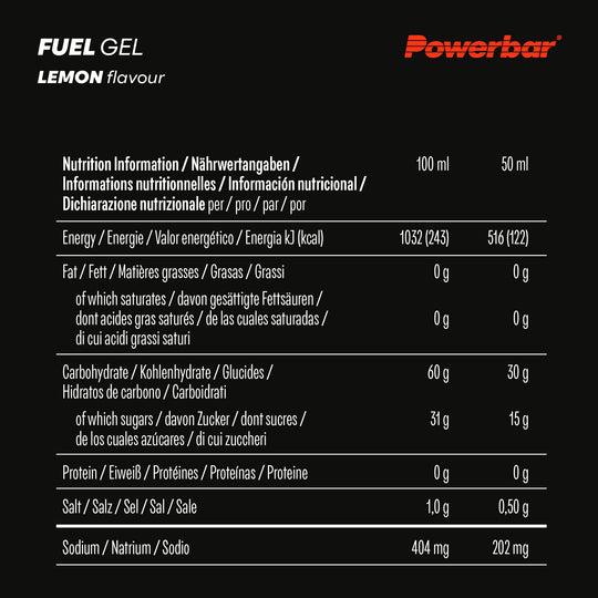 Powerbar Fuel Gel Lemon (4x)