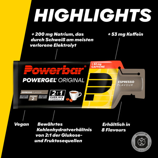 Powerbar PowerGel Original Espresso (4x)