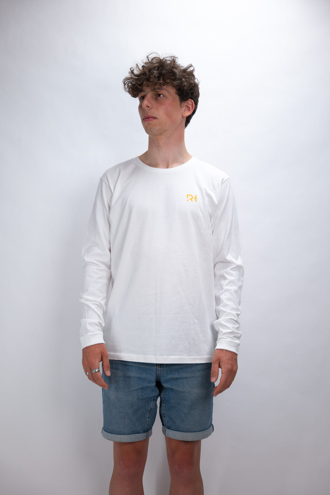 Unisex Casual Longsleeve Lasershow Neon Orange