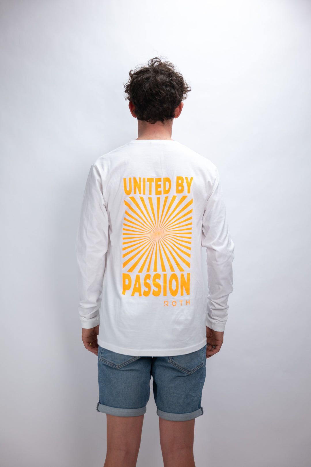 Unisex Casual Longsleeve Lasershow Neon Orange