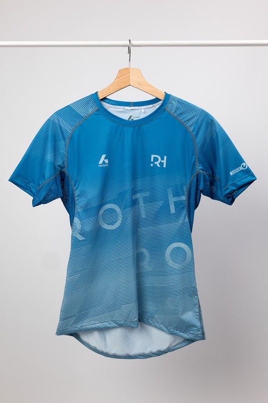Surpas x ROTH Pace Shirt Unisex blau gestreift