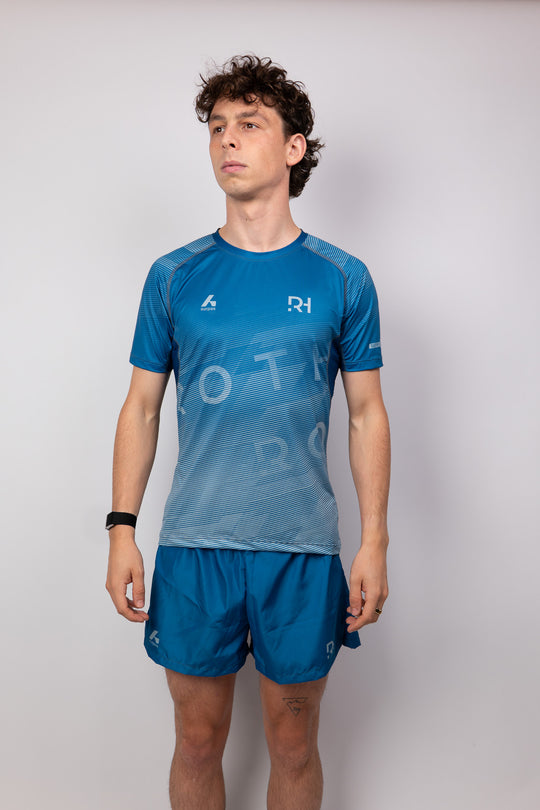 Surpas x ROTH Pace Shirt Unisex blau gestreift