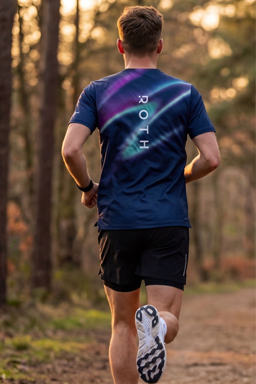 Surpas x ROTH Stride Laufshirt Unisex Northern Lights