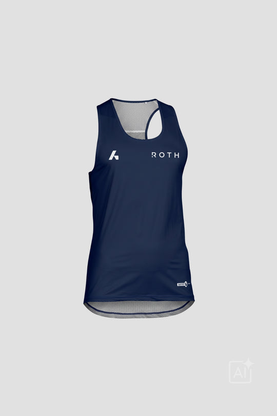 ROTH x surpas Pace Singlet Unisex C27 Dunkelblau