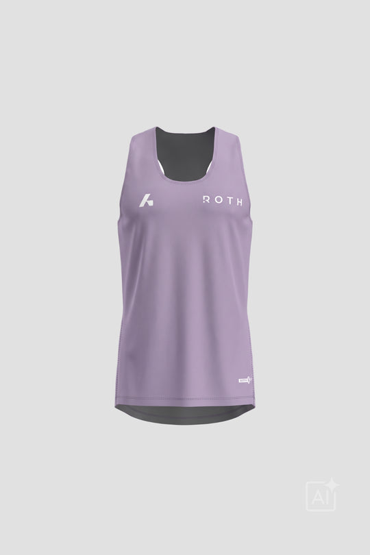 ROTH x surpas Pace Singlet Unisex C27 Lavendel