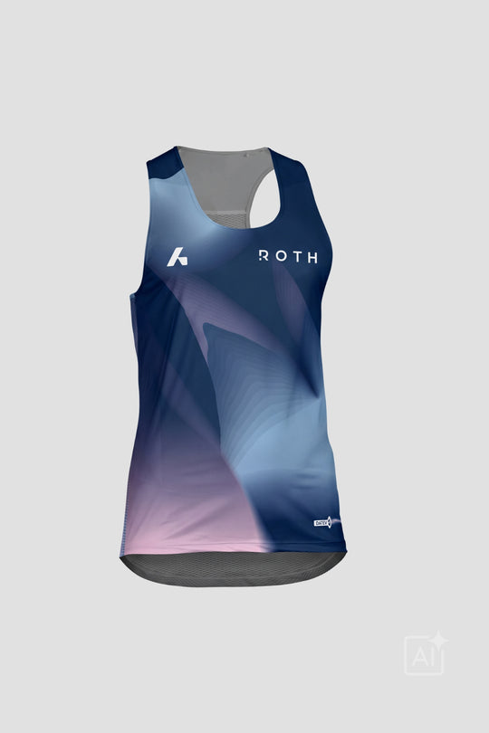 ROTH x surpas Pace Singlet Wmn C27 Sunset