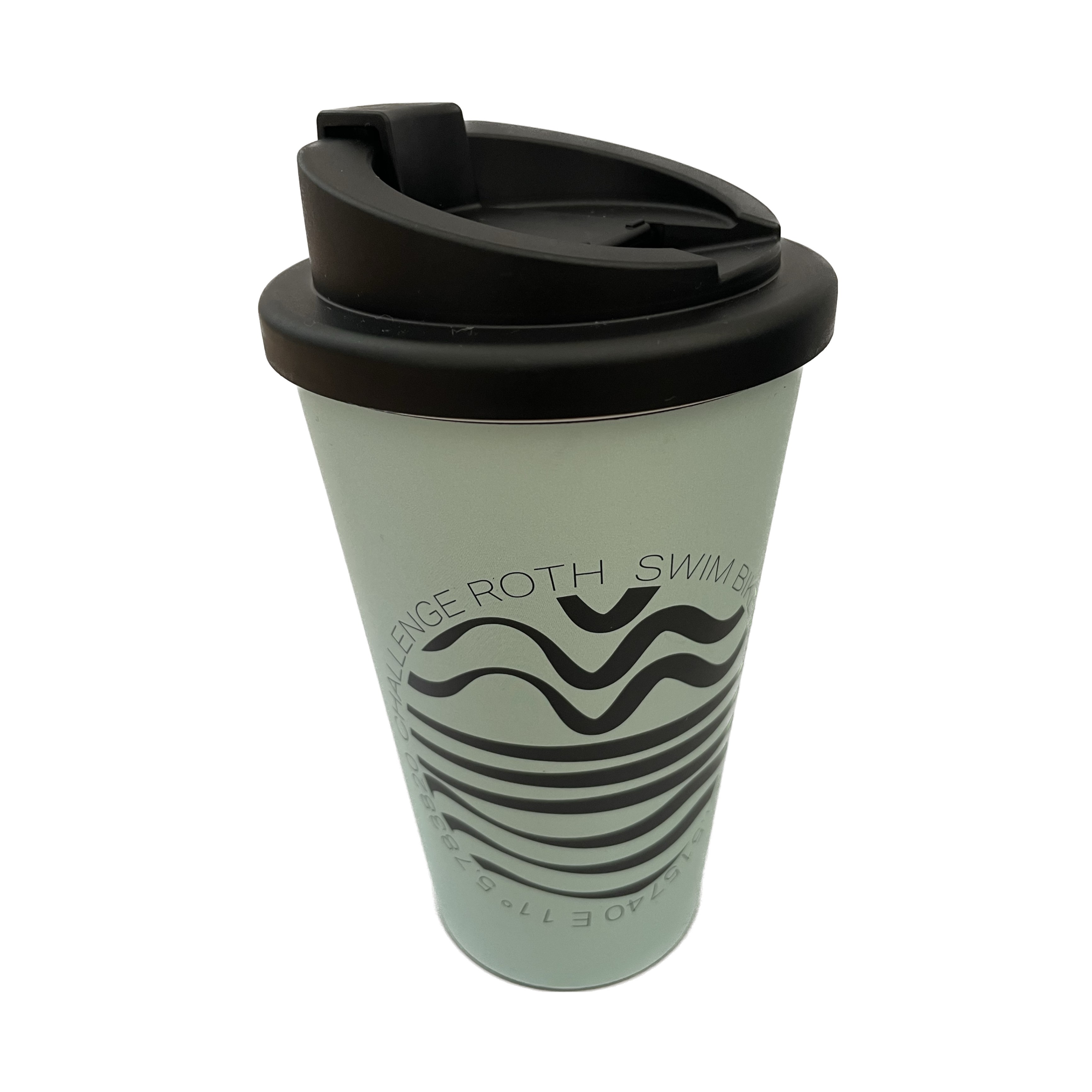 Coffee-to-go mug "Premium Deluxe" Challenge Roth reusable