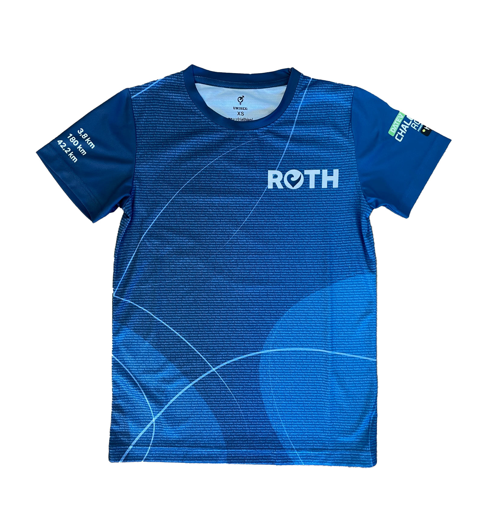 The official Challenge Roth Nameshirt 2023